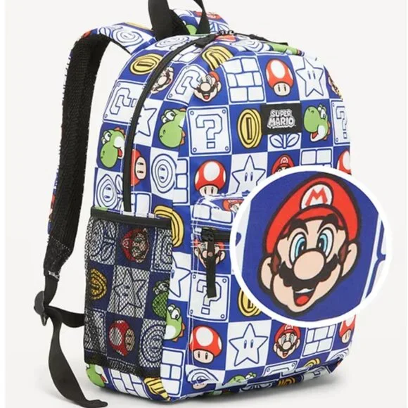 Super Mario Bros™ Canvas Backpack - Picture 1 of 3